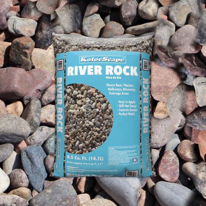 River Rock - Kolorscape 0.5 CF from Delukes Gardencenter